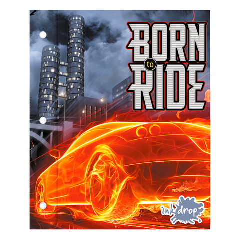 CARPETA ESCOLAR INKDROP Nº3 X2 TAPAS - FIRE