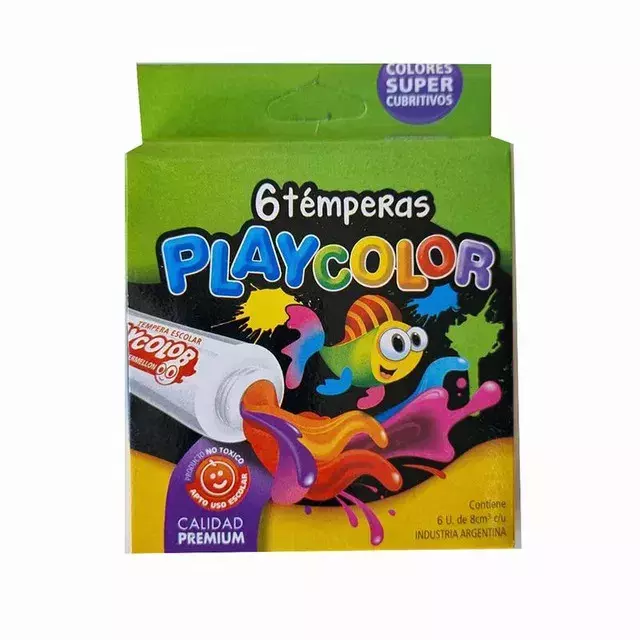 TEMPERA PLAYCOLOR X6 SURT