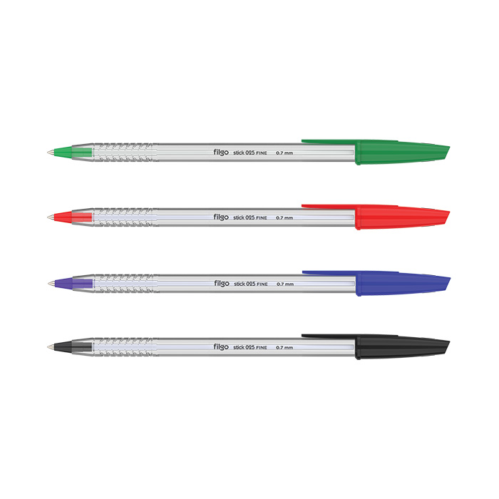 PACK BOLIGRAFO CLASICO STICK 026 MEDIUM 1.0 POR COLORES X50U