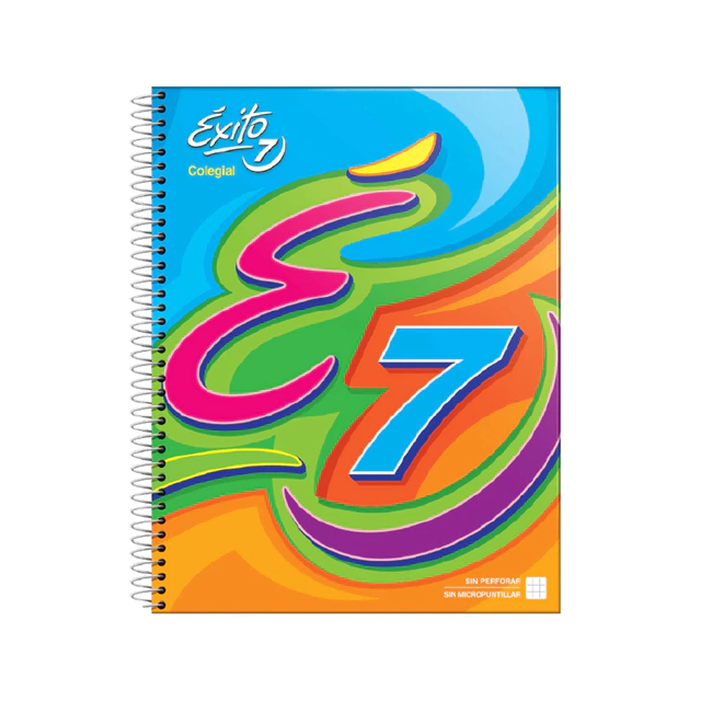 CUADERNO 21X27 C/ESP S. FORRAR ÉXITO X60H CUADRICULADO