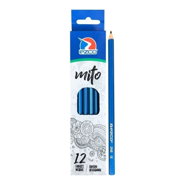 LAPIZ GRAFITO HB EZCO MITO X12