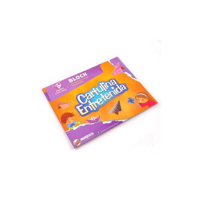 BLOCK CARTULINA ENTRETENIDA MURESCO N°5 DISEÑO ESPECIAL X20 HJS