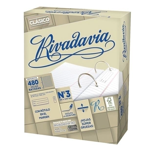 REPUESTO RIVADAVIA CLASICO X480 HJS RAYADO