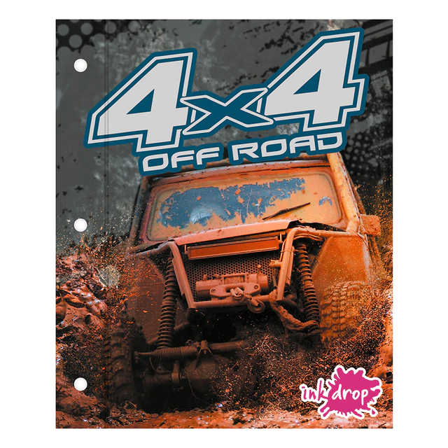CARPETA ESCOLAR INKDROP Nº3 X2 TAPAS - OFF ROAD
