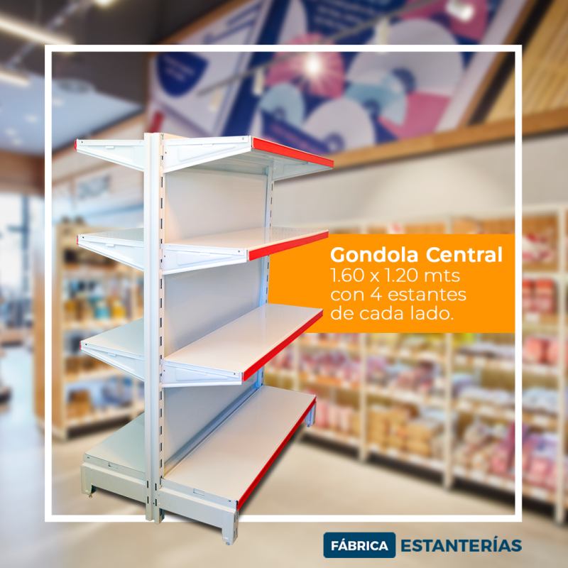 GONDOLA CENTRAL 1.60 MTS - TRAMO ADICIONAL