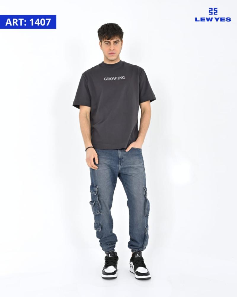 LEW & YES JEANS JOGGER CARGO FELIPE W24