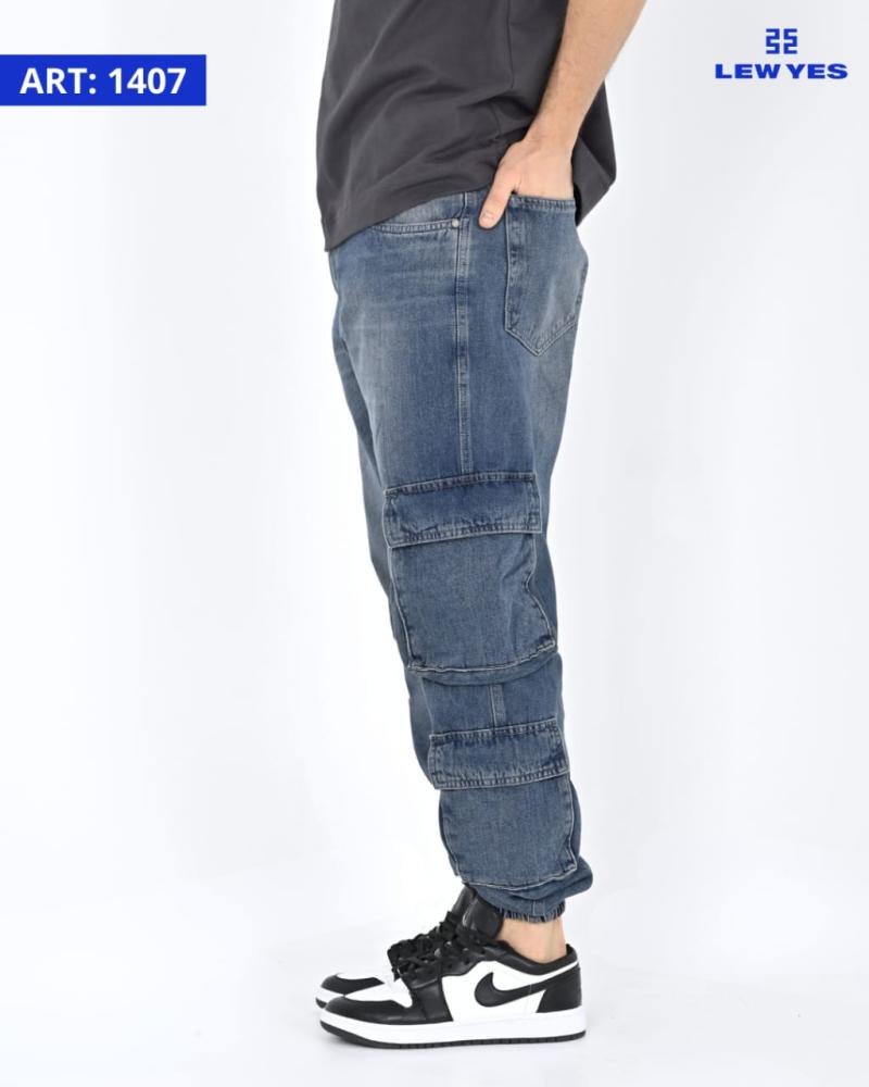 LEW & YES JEANS JOGGER CARGO FELIPE W24