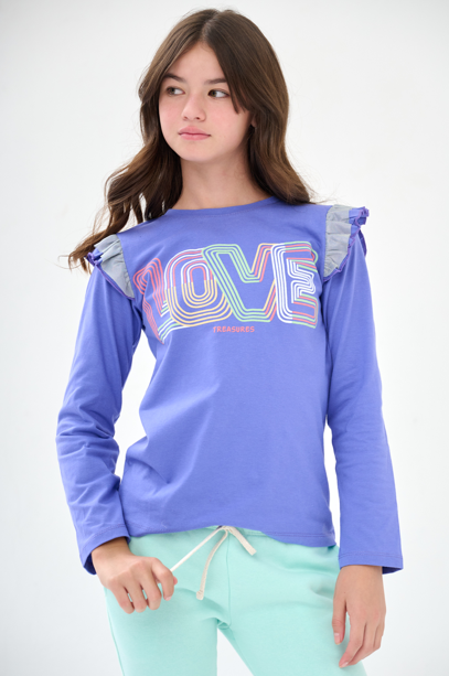 POSTO CAMISETA ML PST GIRL W25