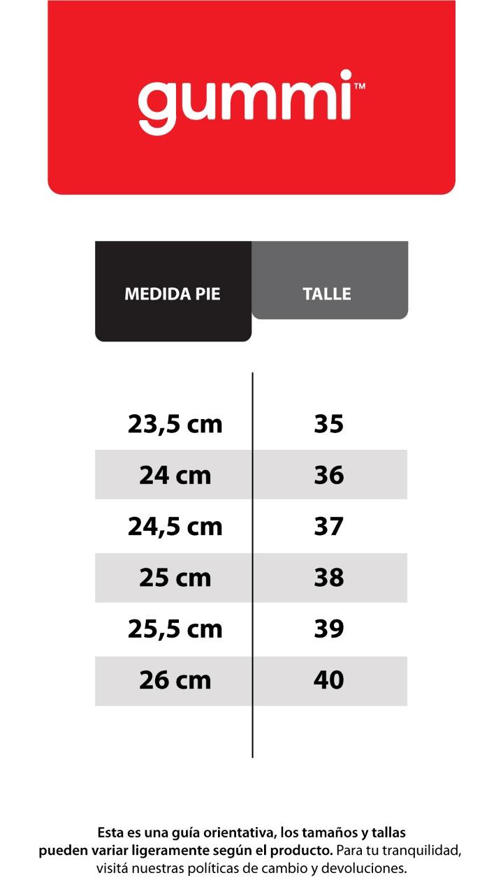 GUMMI ZAPATILLA DAMA AIRE D