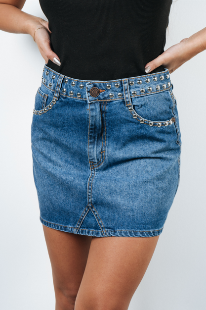 PINK ROCK MINIFALDA OKLAHOMA TACHAS V25