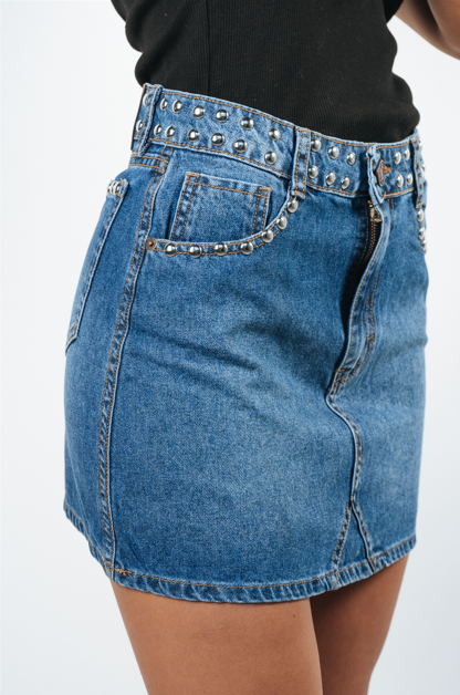 PINK ROCK MINIFALDA OKLAHOMA TACHAS V25