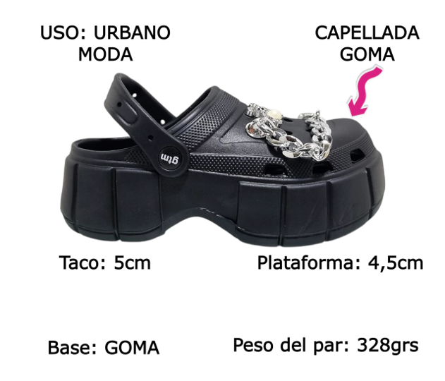 GUMMI SANDALIA CROWN V25