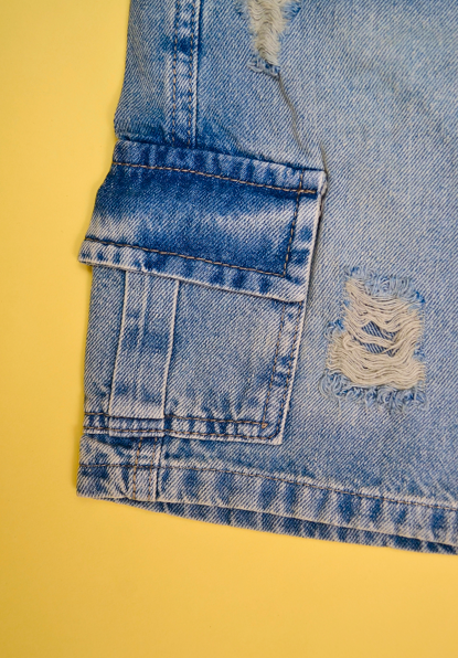 ALEXIS BERMUDA JEANS CARGO OXIDO C/ROT. V25