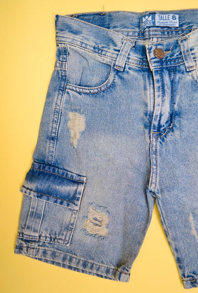 ALEXIS BERMUDA JEANS CARGO OXIDO C/ROT. V25