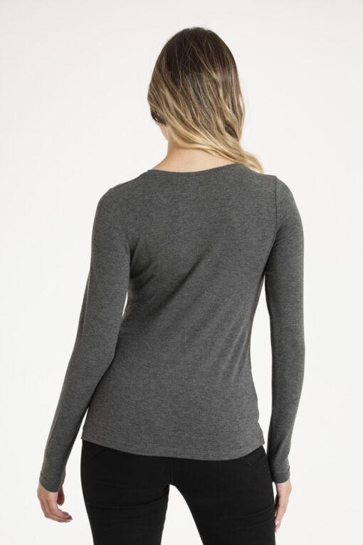 KYHARA REMERA MODAL M/LARGA BASICA