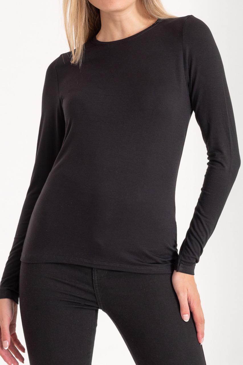 KYHARA REMERA MODAL M/LARGA BASICA