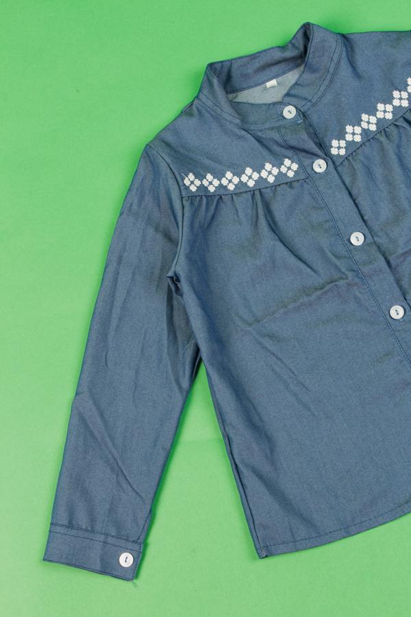 PINK MANIA CAMISA M/L BORD. FLORES