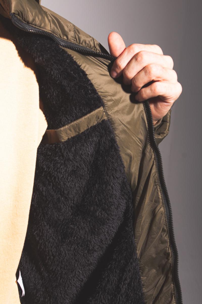 KALIF PUFFER H C/PIEL Y COSTURA W23