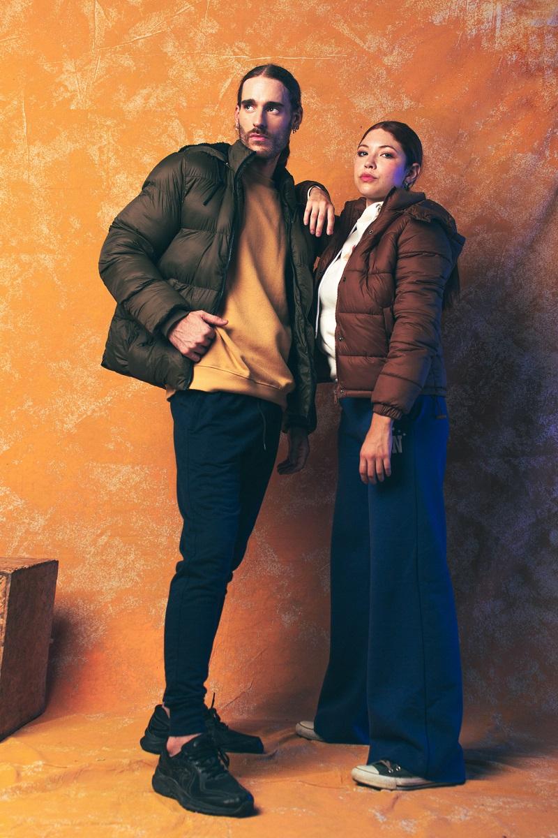 KALIF PUFFER H C/PIEL Y COSTURA W23