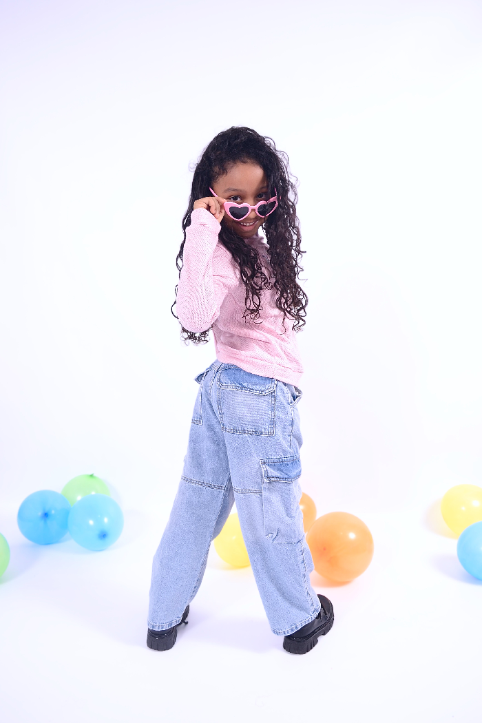 ALEXIS JEANS NA MOM WID LEG CARGO MALENA W24