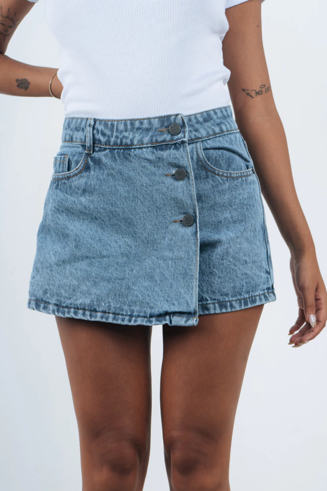 PINK ROCK SHORT POLLERA OZARK V25