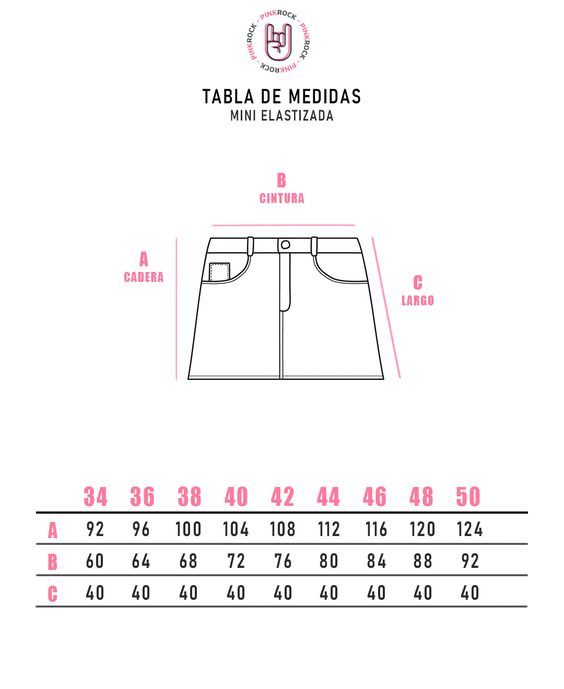 PINK ROCK SHORT POLLERA OZARK V25