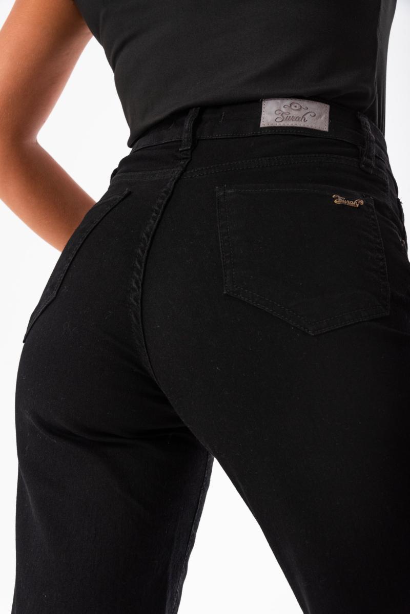 SURAH JEANS JULIA WIDE LEG BLACK CLASICO W24