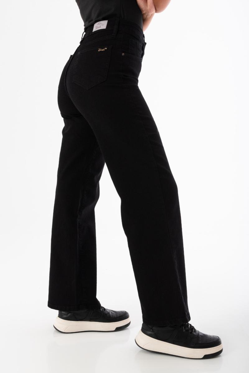 SURAH JEANS JULIA WIDE LEG BLACK CLASICO W24