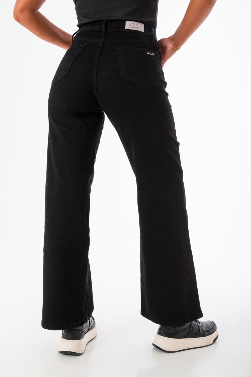 SURAH JEANS JULIA WIDE LEG BLACK CLASICO W24