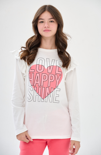 POSTO CAMISETA ML PTS GIRL W251