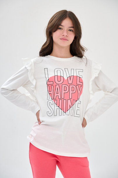 POSTO CAMISETA ML PTS GIRL W251