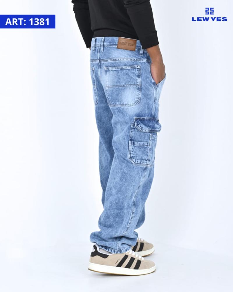 LEW & YES JEANS BAGGY ALEXIS BOL. CARGO W24