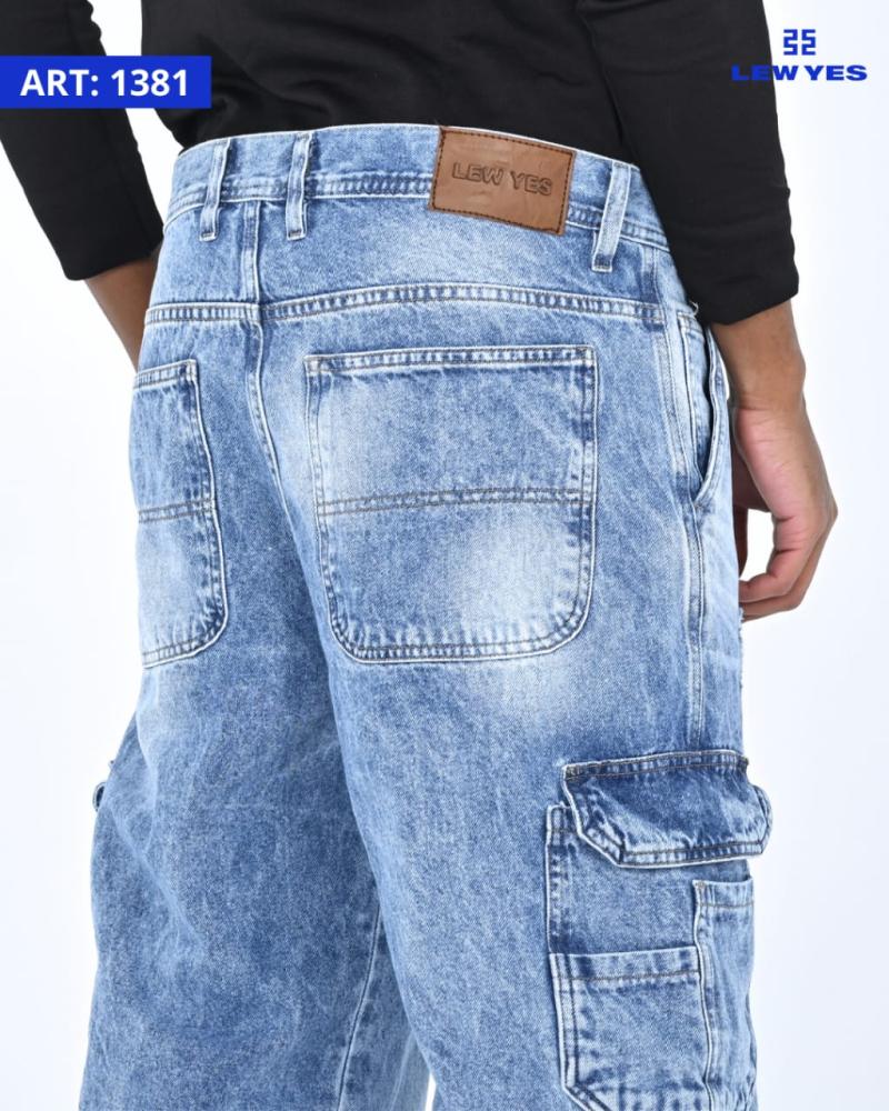 LEW & YES JEANS BAGGY ALEXIS BOL. CARGO W24