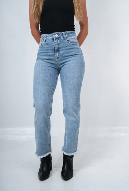 PINK ROCK JEANS STRAIGHT ATENAS V26