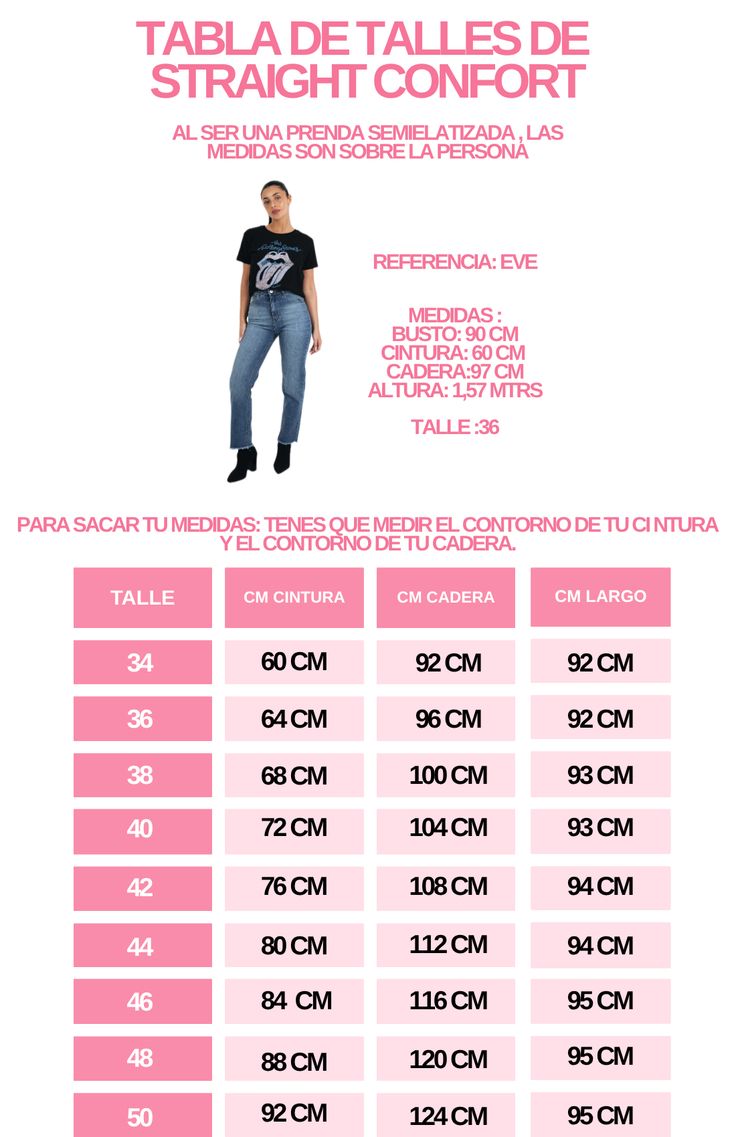 PINK ROCK JEANS STRAIGHT ATENAS V26