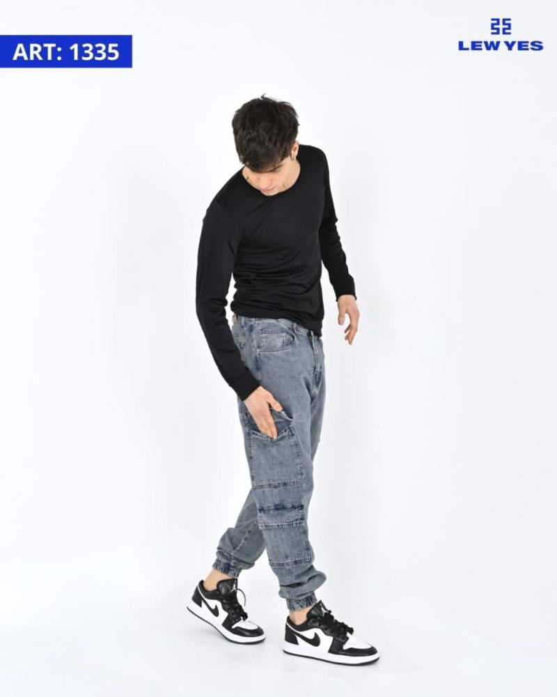 LEW & YES JEANS JOGGER FERNANDO CARGO W24