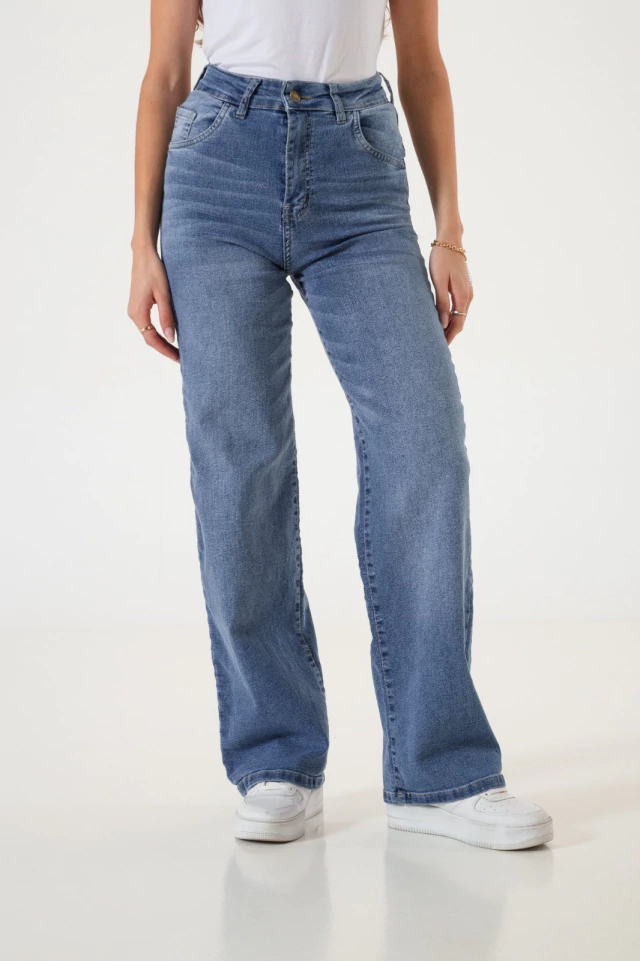 SURAHS JEANS WIDE LEG SEMI ELAST ELISABETTA V26