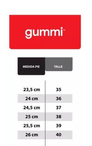 GUMMI ZAPATILLA M MELLOW