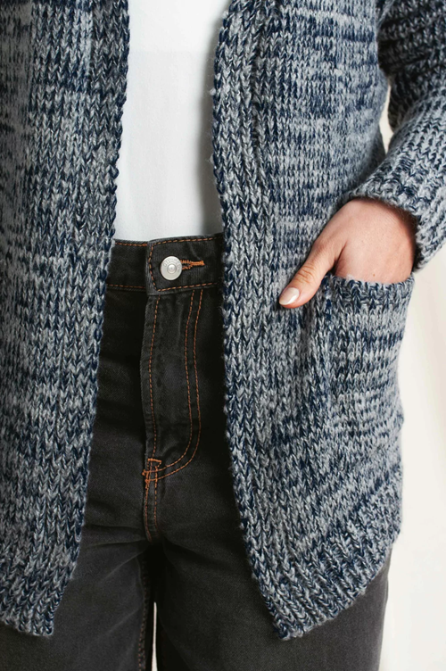 MARZO SACO TEJIDO C/DOS BOLSILLOS W24