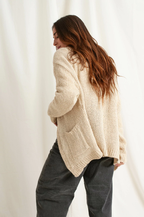 MARZO SACO TEJIDO C/DOS BOLSILLOS W24