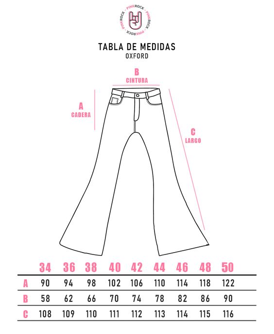 PINK ROCK JEANS OXFORD ITORIA W25