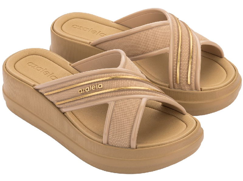 AZALEIA OJOTA SOFT SLIDE PLAT FEM V25