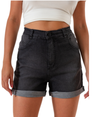 SURAH SHORT KAIA GRIS ELAST C/DOBLADILLO V26