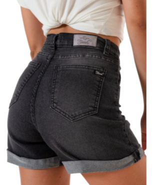 SURAH SHORT KAIA GRIS ELAST C/DOBLADILLO V26