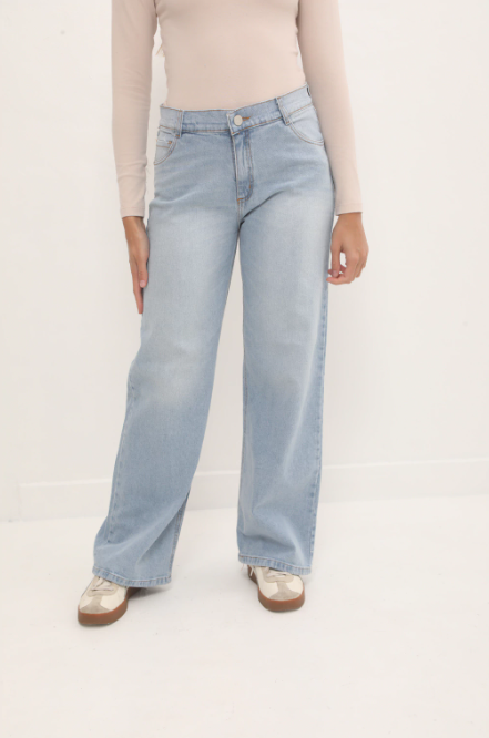 PINK ROCK JEANS WIDE CHELSEA W26