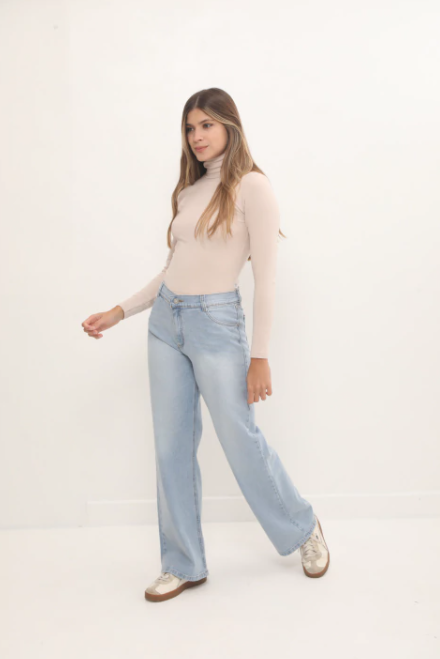 PINK ROCK JEANS WIDE CHELSEA W26