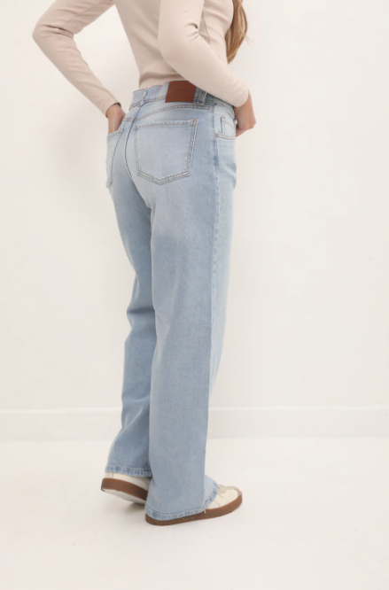 PINK ROCK JEANS WIDE CHELSEA W26