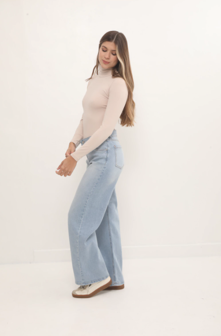 PINK ROCK JEANS WIDE CHELSEA W26