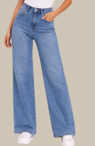 SURAH JEANS WIDE LEG CLAUDIA PLUS W26