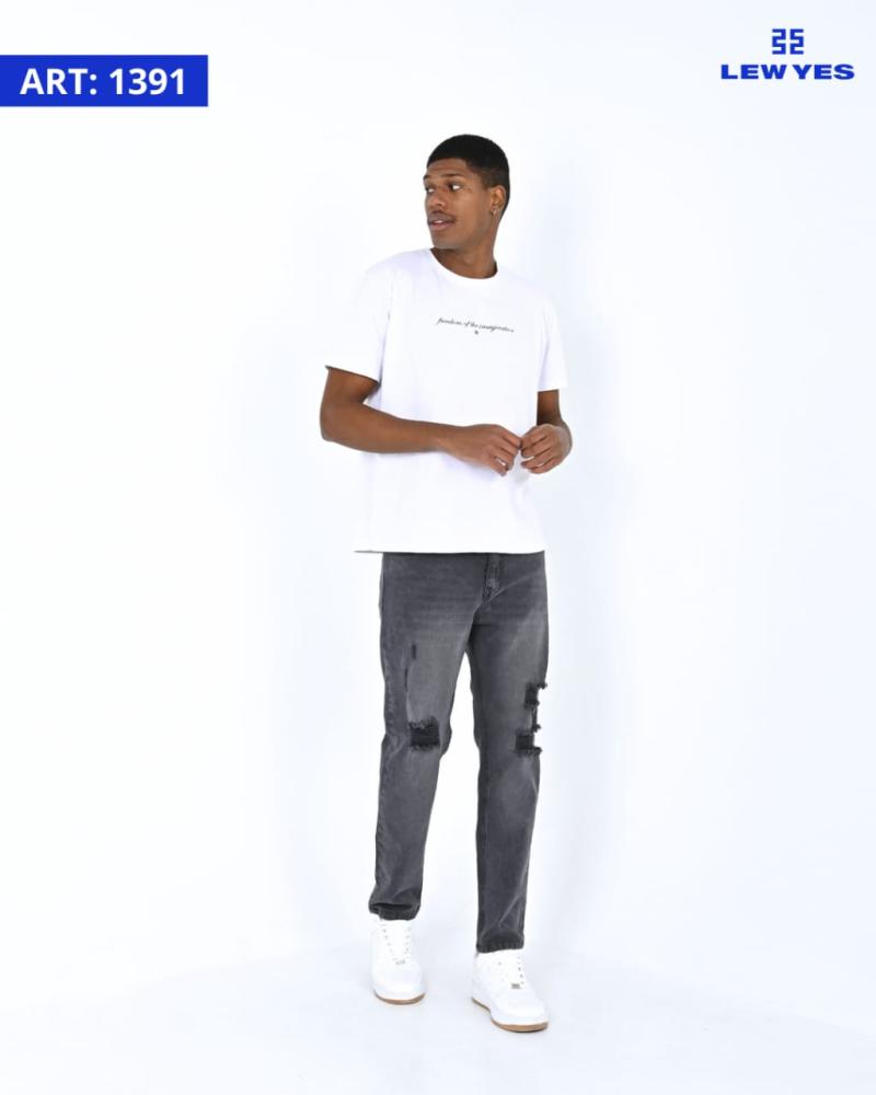 LEW & YES JEANS MAURICIO GRIS W24